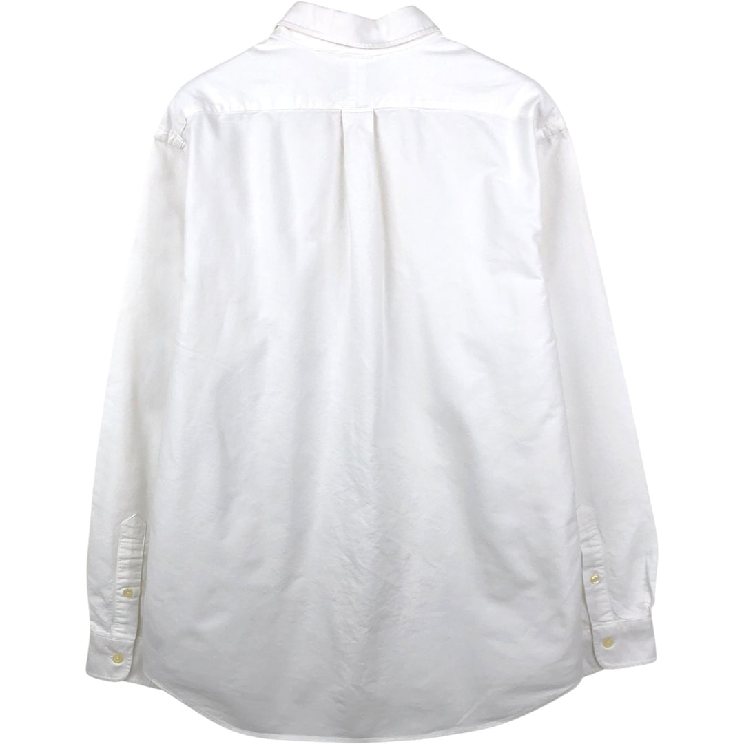 Ralph Lauren POLO RALPH LAUREN CUSTOM FIT long sleeve button down shirt men's XL equivalent cotton white type Vintage Second Hand