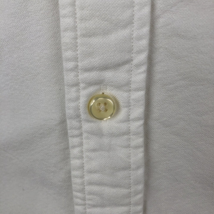 Ralph Lauren POLO RALPH LAUREN CUSTOM FIT long sleeve button down shirt men's XL equivalent cotton white type Vintage Second Hand
