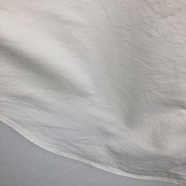Ralph Lauren YARMOUTH long sleeve button down shirt, men's size L cotton pale white type Vintage Second Hand