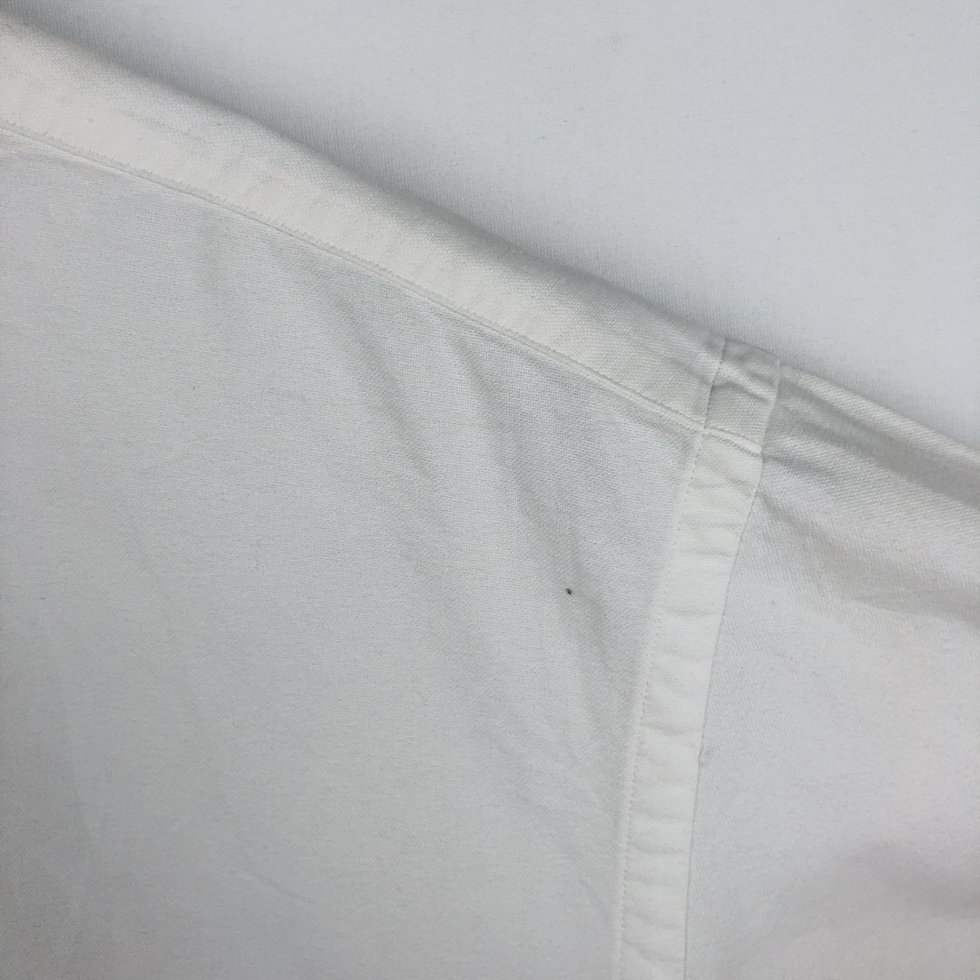 Ralph Lauren YARMOUTH long sleeve button down shirt, men's XL size cotton white type Vintage Second Hand