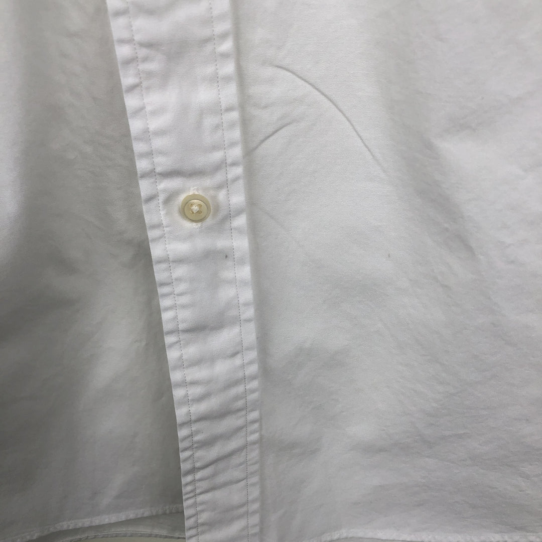 Ralph Lauren Classic Fit Long Sleeve Button Down Shirt Men's XL cotton white type Vintage Second Hand