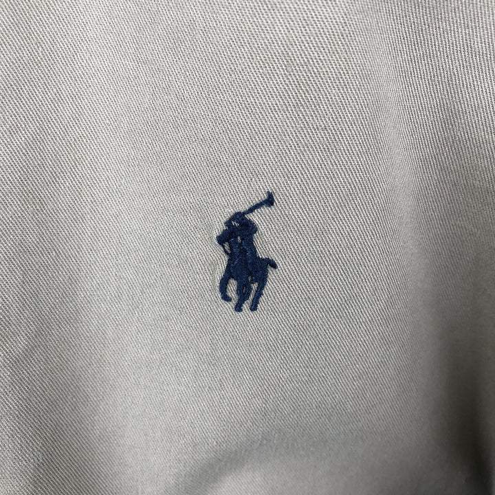 Ralph Lauren BLAKE long sleeve button down shirt, men's size L cotton Beige type Vintage Second Hand
