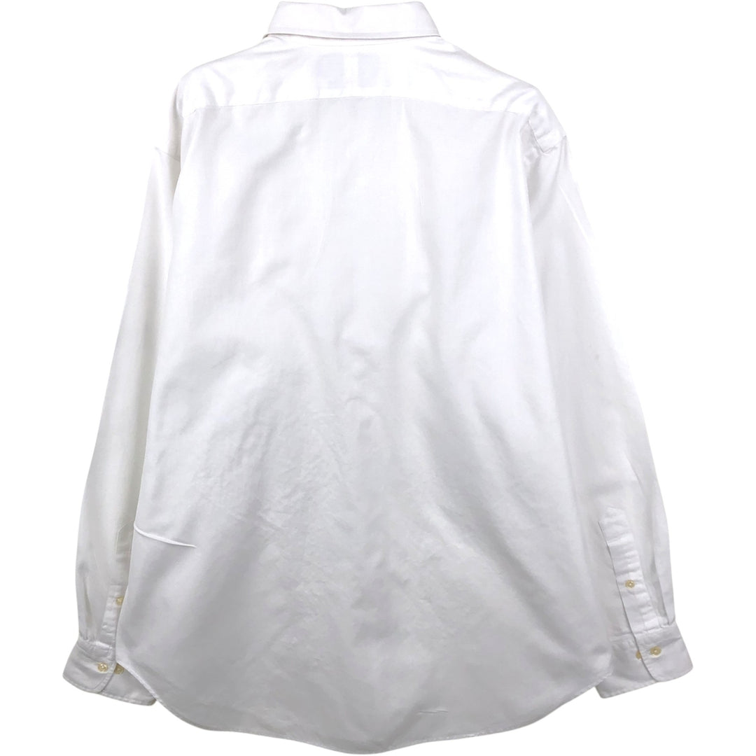 Ralph Lauren POLO by Ralph Lauren ANDREW long sleeve cotton shirt, men's size L cotton white type Vintage Second Hand