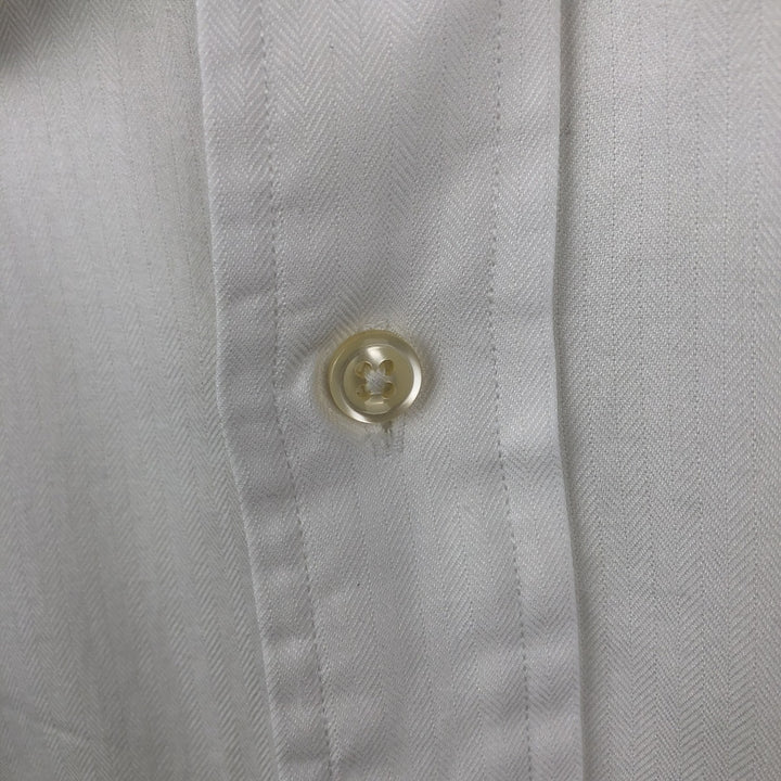 Ralph Lauren POLO by Ralph Lauren ANDREW long sleeve cotton shirt, men's size L cotton white type Vintage Second Hand