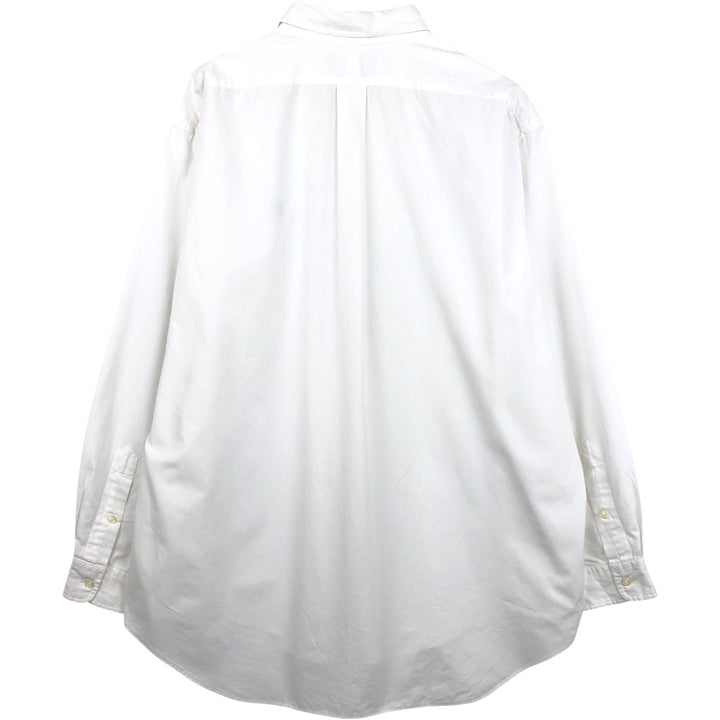 Ralph Lauren BLAKE long sleeve button down shirt, men's XL size cotton white type Vintage Second Hand