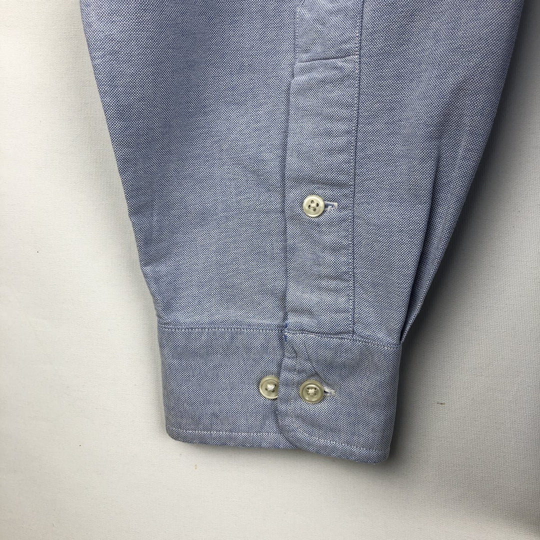 Ralph Lauren Classic Fit Long Sleeve Button Down Shirt Men's XL cotton blue type Vintage Second Hand