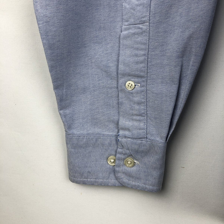 Ralph Lauren Classic Fit Long Sleeve Button Down Shirt Men's XL cotton blue type Vintage Second Hand