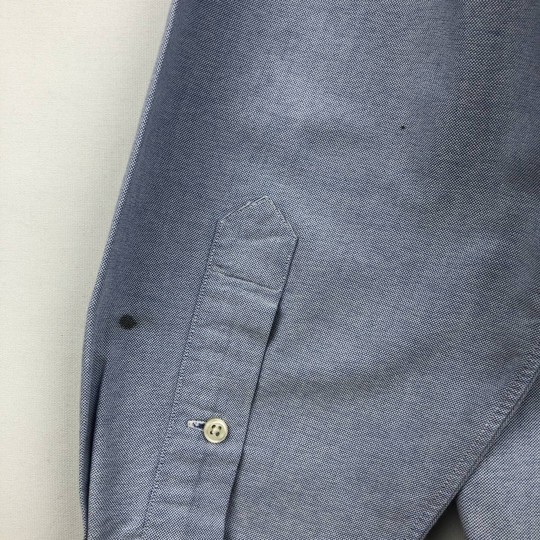 Ralph Lauren Classic Fit Long Sleeve Button Down Shirt Men's XL cotton blue type Vintage Second Hand