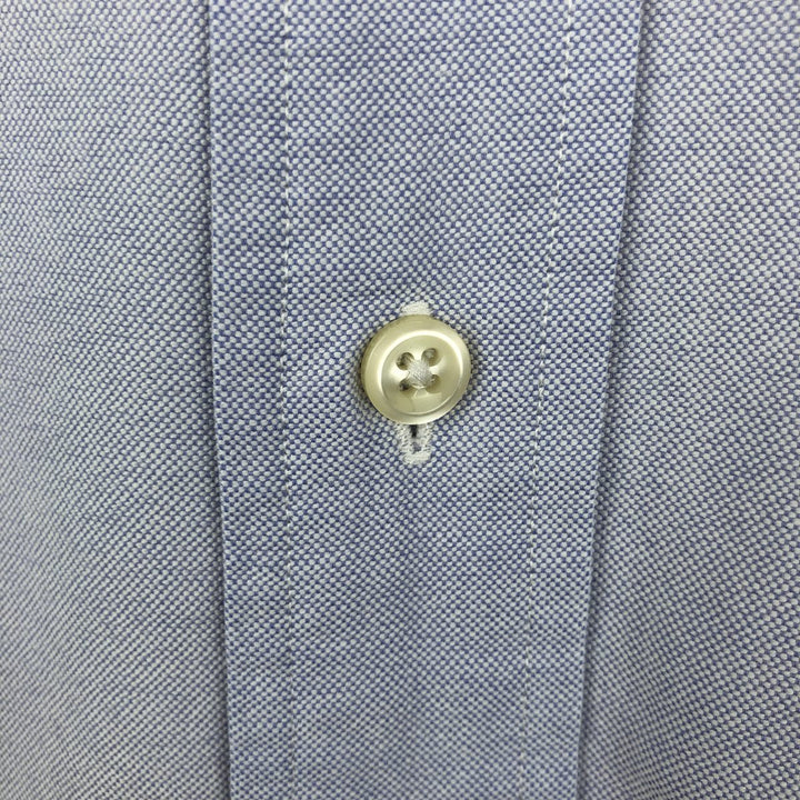 Ralph Lauren YARMOUTH long sleeve button down shirt, men's size M cotton blue type Vintage Second Hand