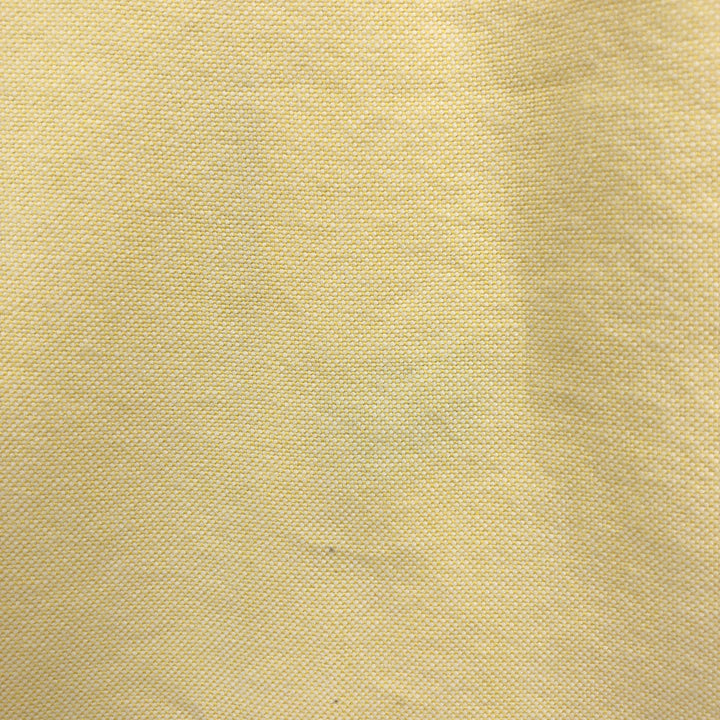 Ralph Lauren YARMOUTH long sleeve button down shirt, men's XL size cotton yellow type Vintage Second Hand
