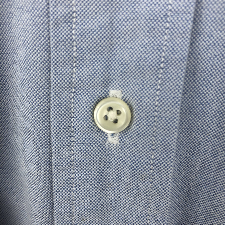 Ralph Lauren Classic Fit Long Sleeve Button Down Shirt, Men's Size L cotton blue type Vintage Second Hand