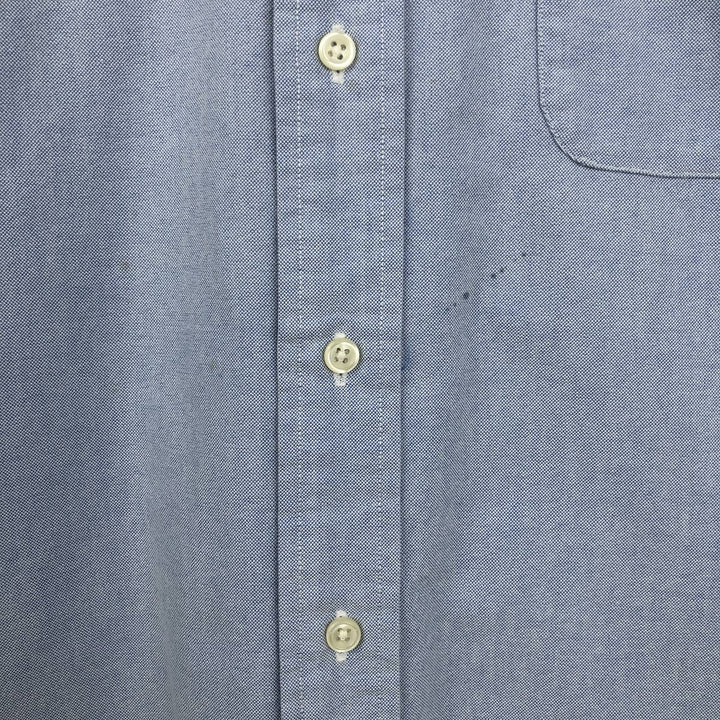 Ralph Lauren Classic Fit Long Sleeve Button Down Shirt, Men's Size L cotton blue type Vintage Second Hand