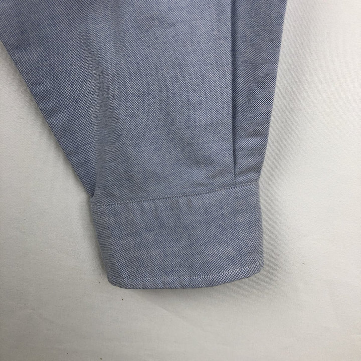 Ralph Lauren Classic Fit Long Sleeve Button Down Shirt, Men's Size L cotton blue type Vintage Second Hand
