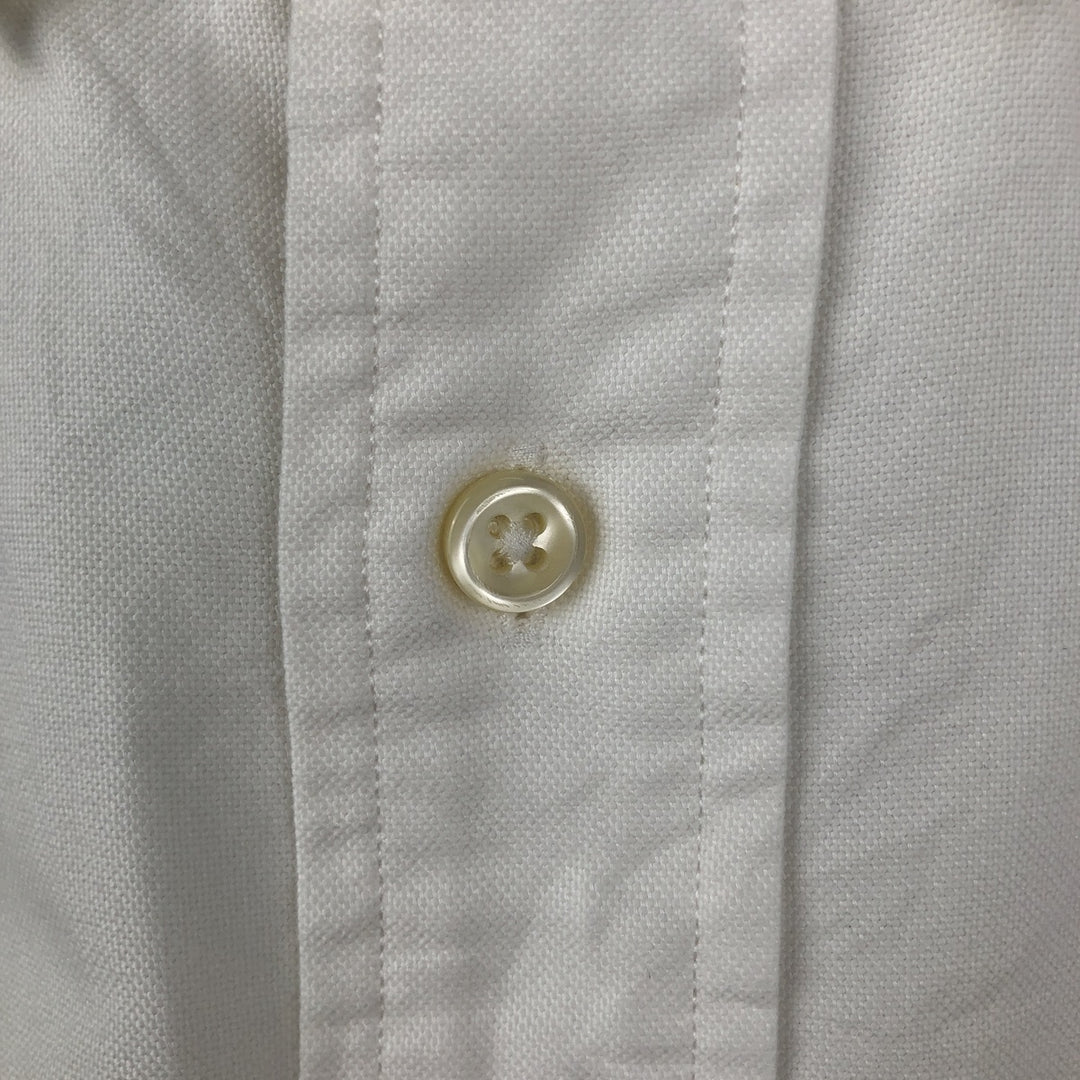 Ralph Lauren Classic Fit Long Sleeve Button Down Shirt Men's XL cotton white type Vintage Second Hand