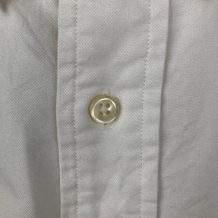 Ralph Lauren Classic Fit Long Sleeve Button Down Shirt Men's XL cotton white type Vintage Second Hand