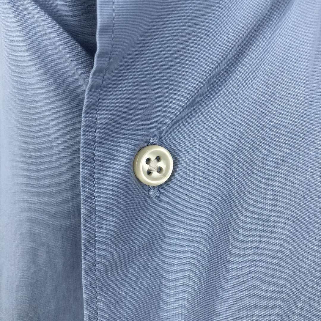 Ralph Lauren MARLOWE long-sleeved button-down shirt, men's size XL cotton Blue type light blue Vintage Second Hand