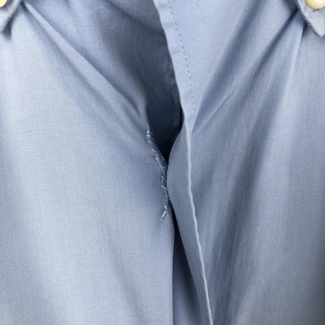 Ralph Lauren MARLOWE long-sleeved button-down shirt, men's size XL cotton Blue type light blue Vintage Second Hand