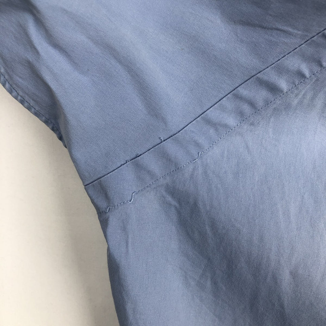 Ralph Lauren MARLOWE long-sleeved button-down shirt, men's size XL cotton Blue type light blue Vintage Second Hand