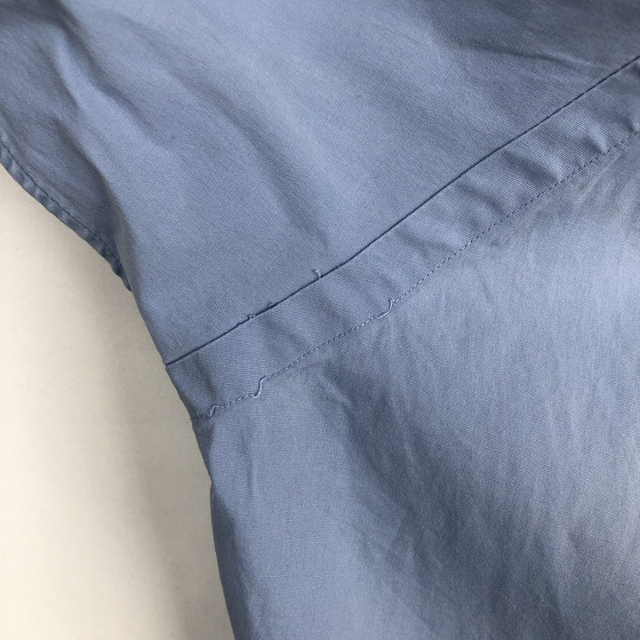 Ralph Lauren MARLOWE long-sleeved button-down shirt, men's size XL cotton Blue type light blue Vintage Second Hand