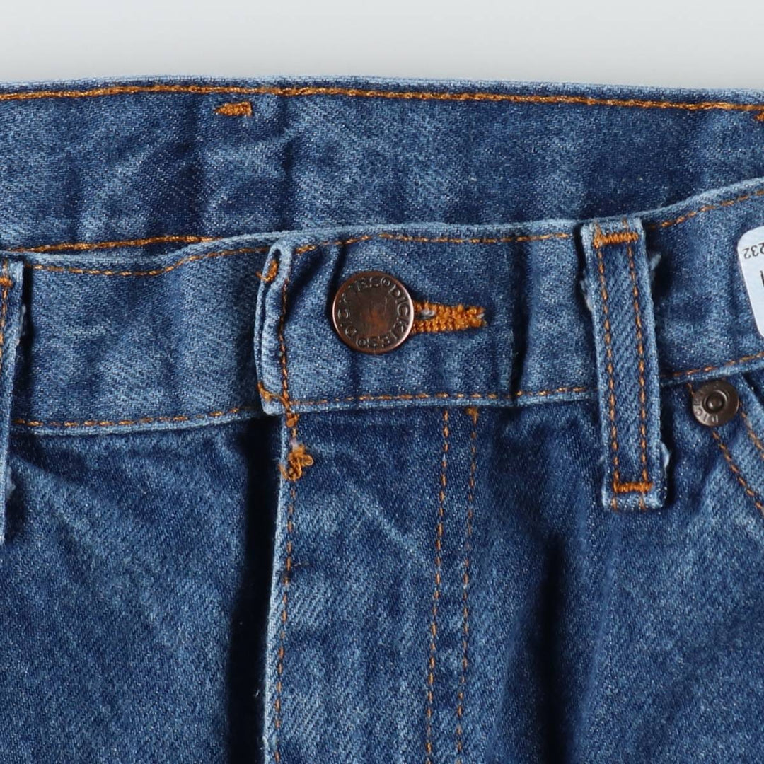 Dickies Straight Denim Pants for Men, W34 equivalent cotton blue type Vintage Second Hand
