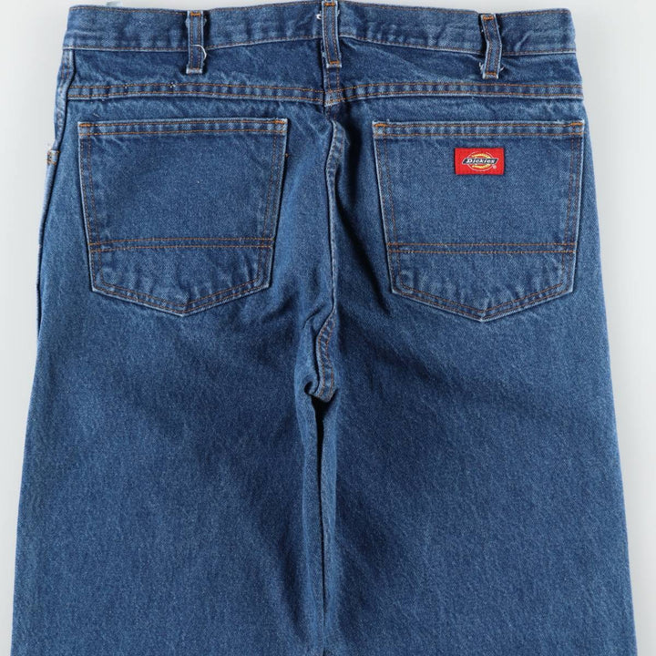 Dickies Straight Denim Pants for Men, W34 equivalent cotton blue type Vintage Second Hand