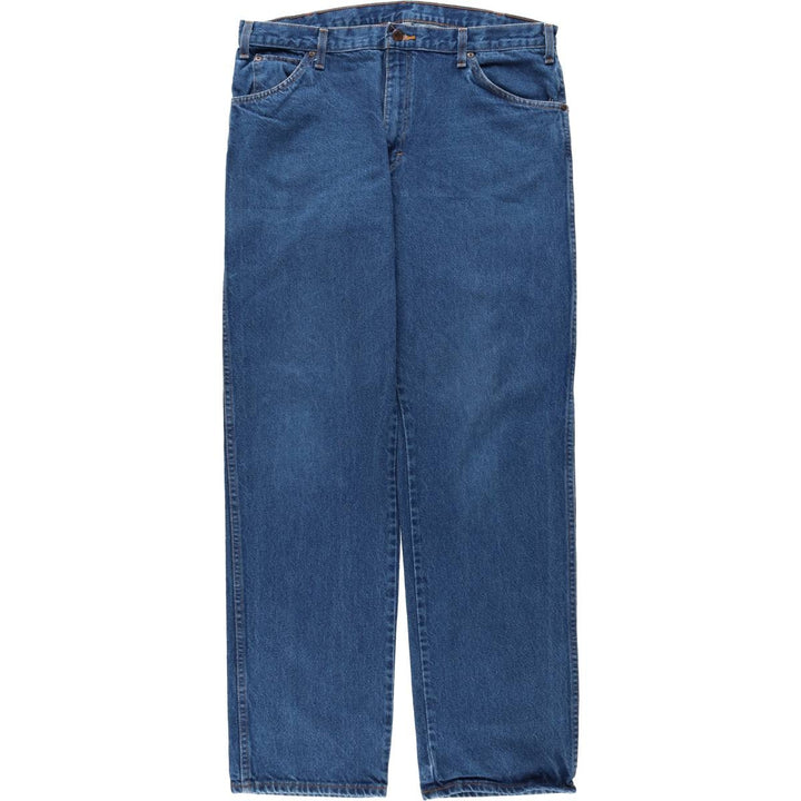 Dickies straight-leg denim pants, men's size W38 (approx.) cotton blue type Vintage Second Hand