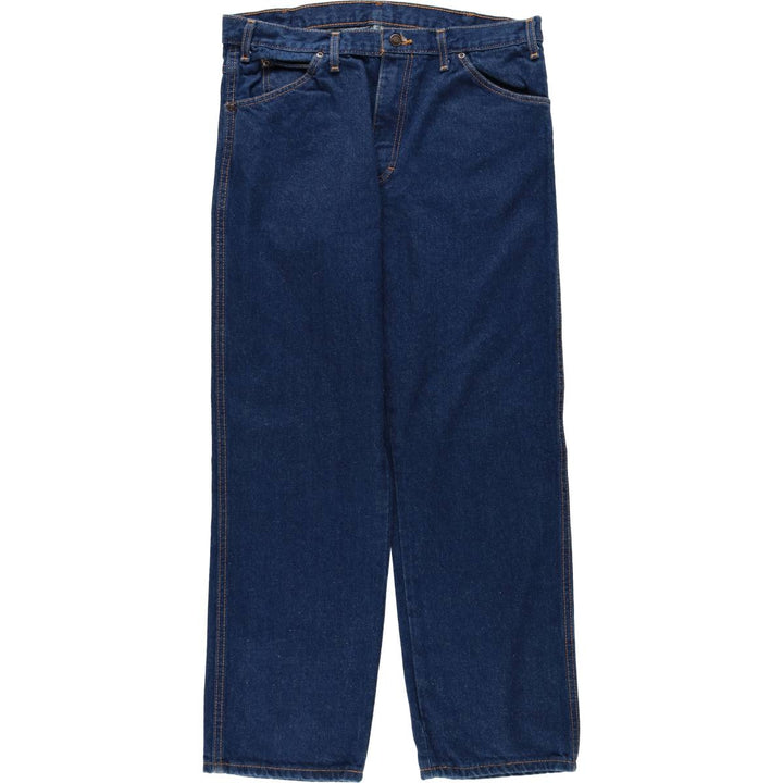 Dickies Regular Fit Straight Denim Pants, Men's, Size W35 cotton navy blue type Vintage Second Hand