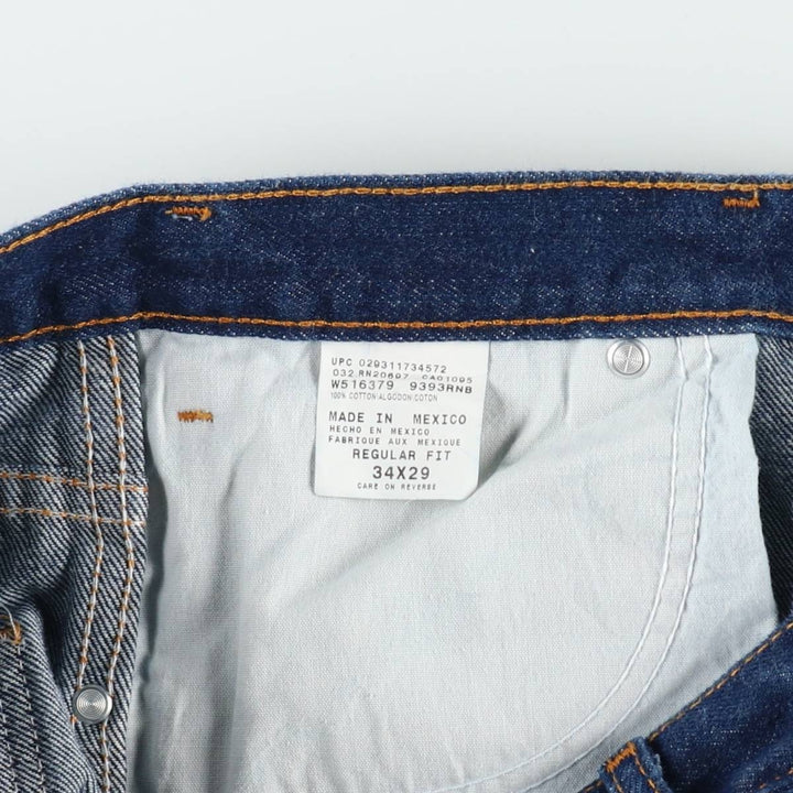 Dickies Regular Fit Straight Denim Pants, Men's, Size W35 cotton navy blue type Vintage Second Hand