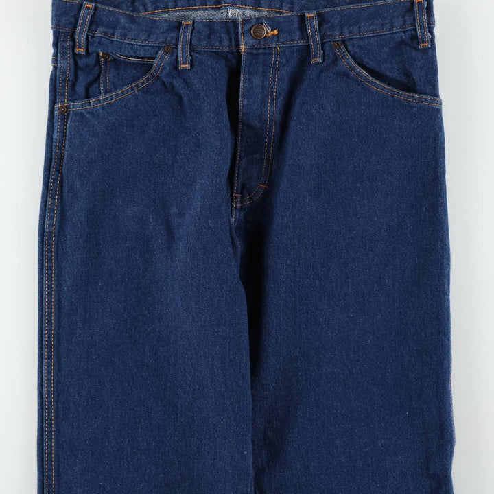 Dickies Regular Fit Straight Denim Pants, Men's, Size W35 cotton navy blue type Vintage Second Hand