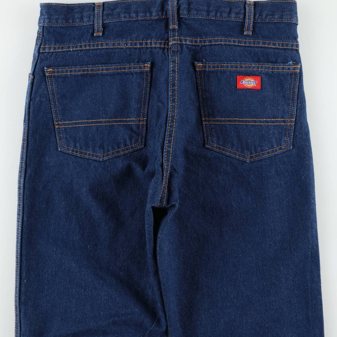 Dickies Regular Fit Straight Denim Pants, Men's, Size W35 cotton navy blue type Vintage Second Hand