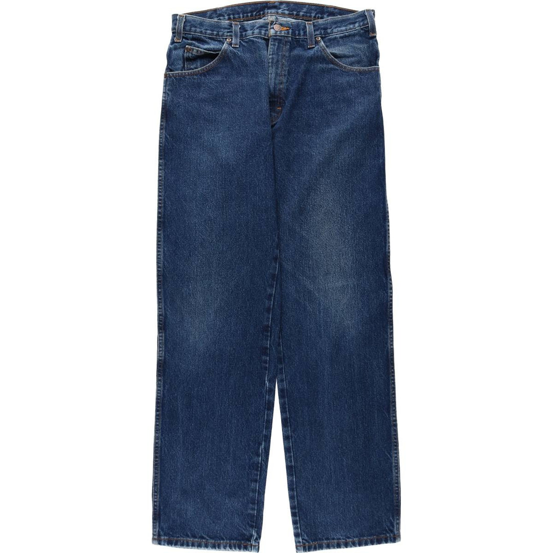 Dickies Straight Denim Pants for Men, W35 cotton navy blue type Vintage Second Hand