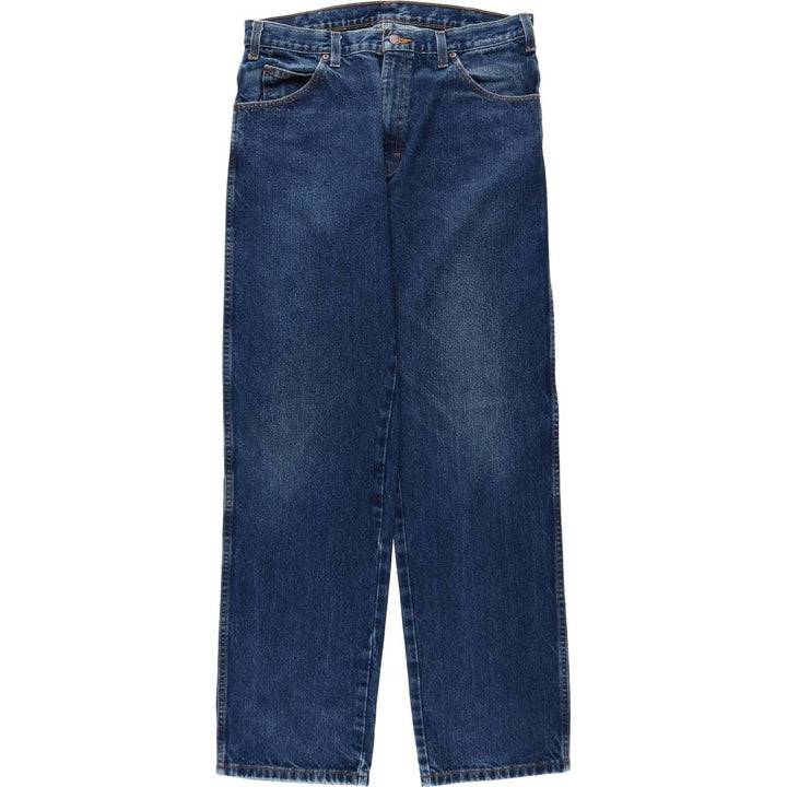 Dickies Straight Denim Pants for Men, W35 cotton navy blue type Vintage Second Hand