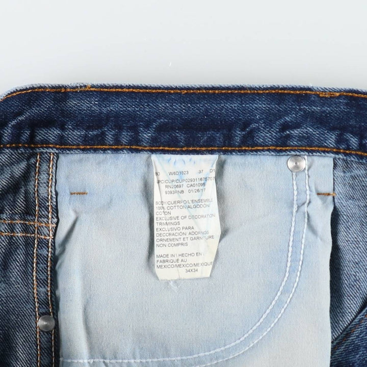 Dickies Straight Denim Pants for Men, W35 cotton navy blue type Vintage Second Hand