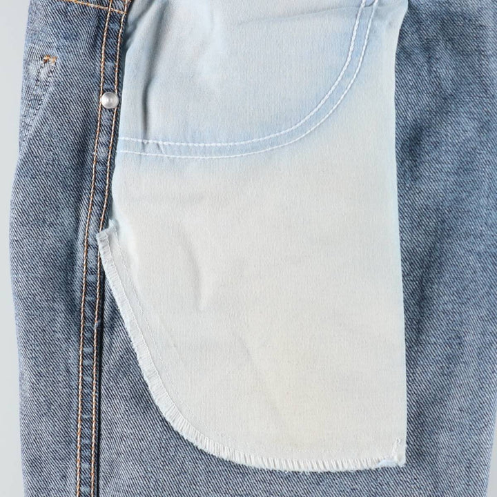 Dickies Straight Denim Pants for Men, W35 cotton navy blue type Vintage Second Hand