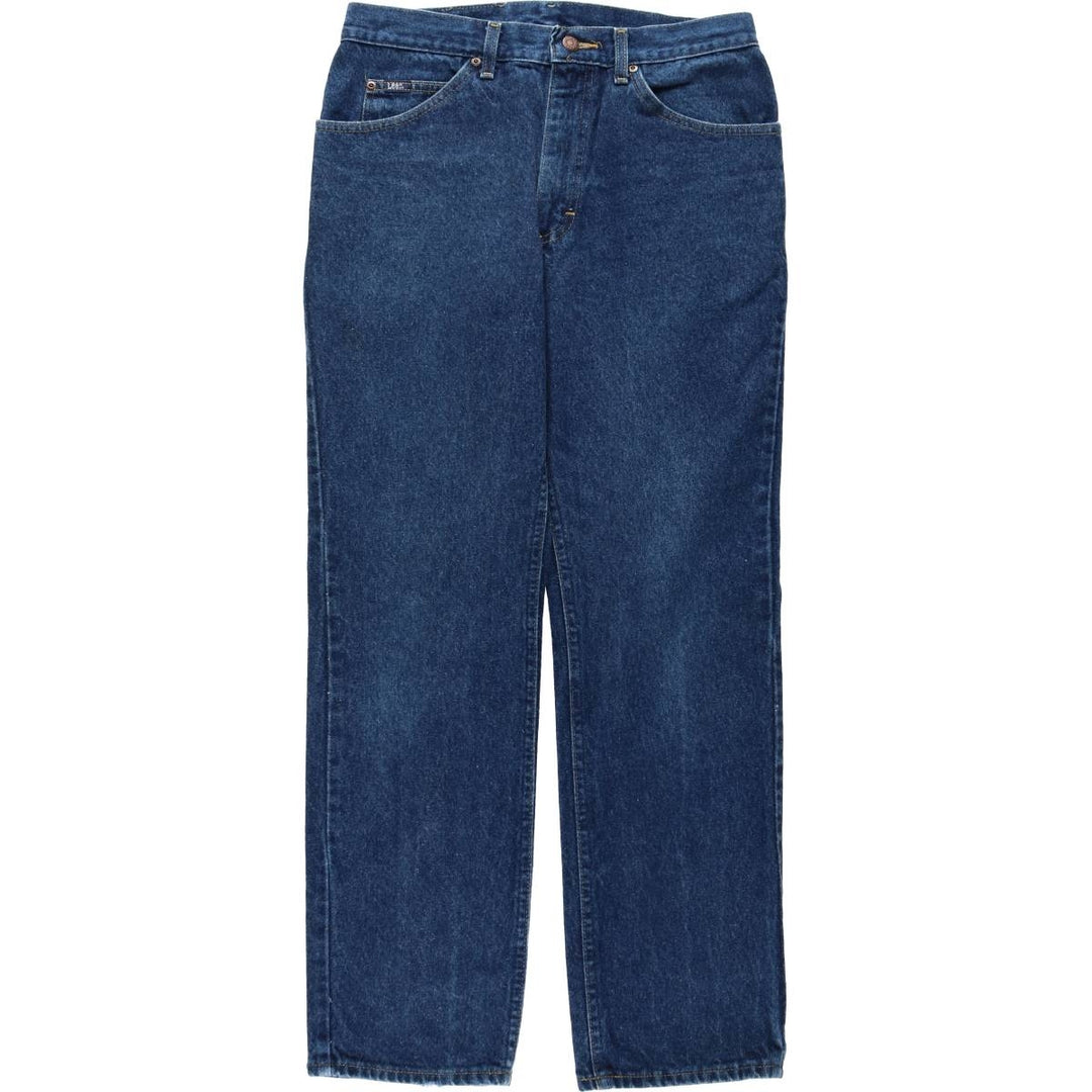 ~90'S Lee 200 Straight Denim Pants, Made in USA, Men's W31 (approx.), Vintage cotton navy blue type Vintage Second Hand