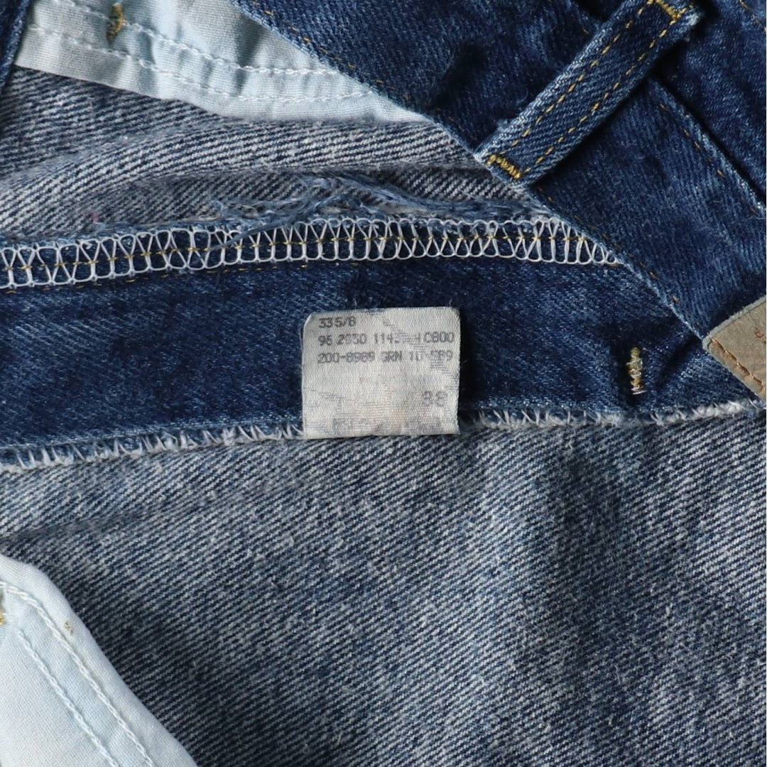 ~90'S Lee 200 Straight Denim Pants, Made in USA, Men's W31 (approx.), Vintage cotton navy blue type Vintage Second Hand