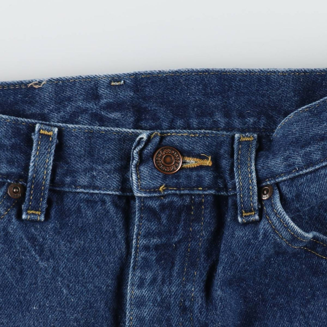 ~90'S Lee 200 Straight Denim Pants, Made in USA, Men's W31 (approx.), Vintage cotton navy blue type Vintage Second Hand