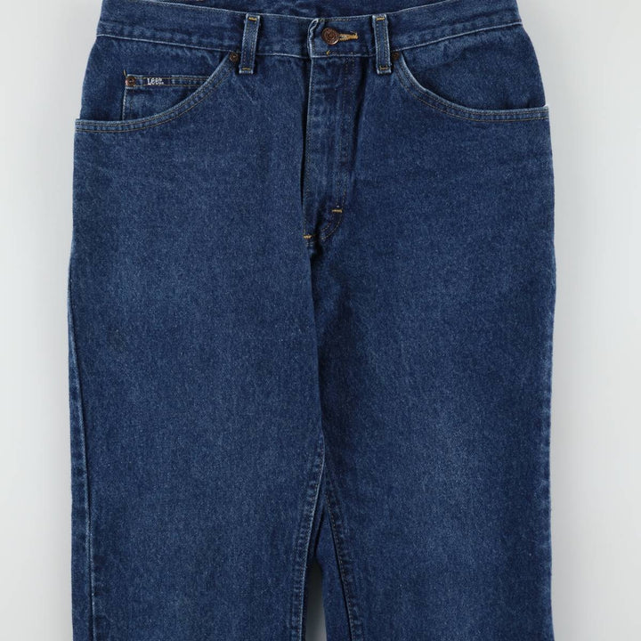 ~90'S Lee 200 Straight Denim Pants, Made in USA, Men's W31 (approx.), Vintage cotton navy blue type Vintage Second Hand