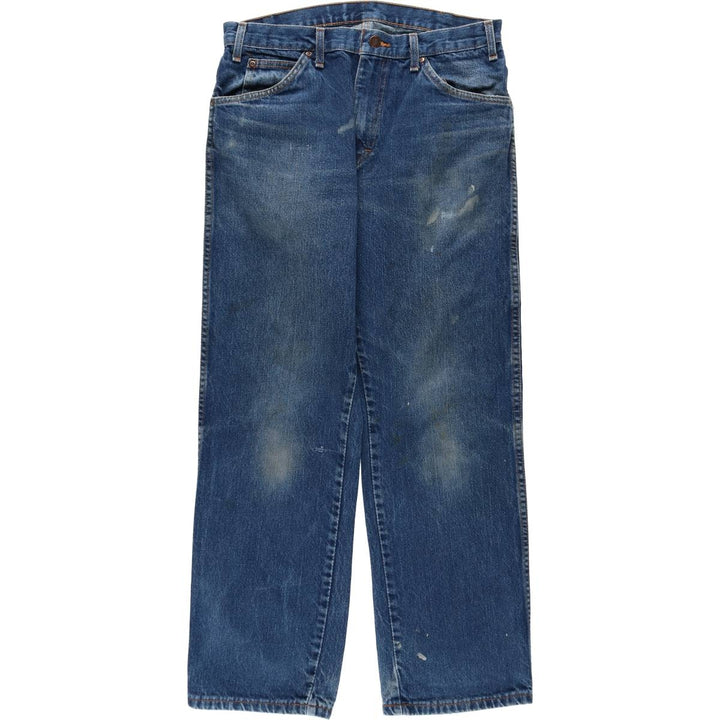 Dickies Straight Denim Pants for Men, W33 equivalent cotton blue type Vintage Second Hand