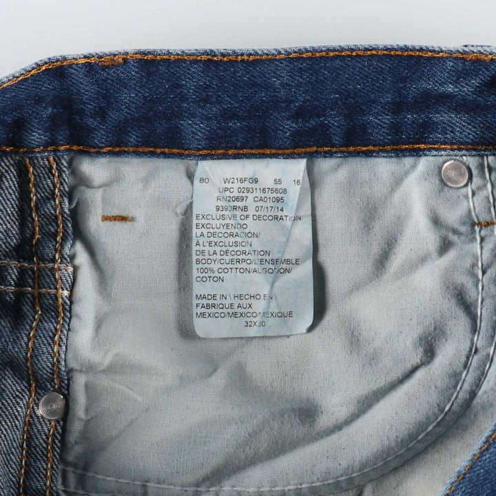 Dickies Straight Denim Pants for Men, W33 equivalent cotton blue type Vintage Second Hand