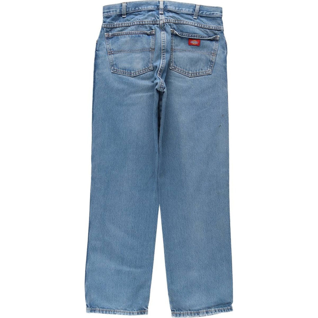 Dickies Regular Fit Straight Denim Pants, Men's, Size W33 cotton blue type Vintage Second Hand