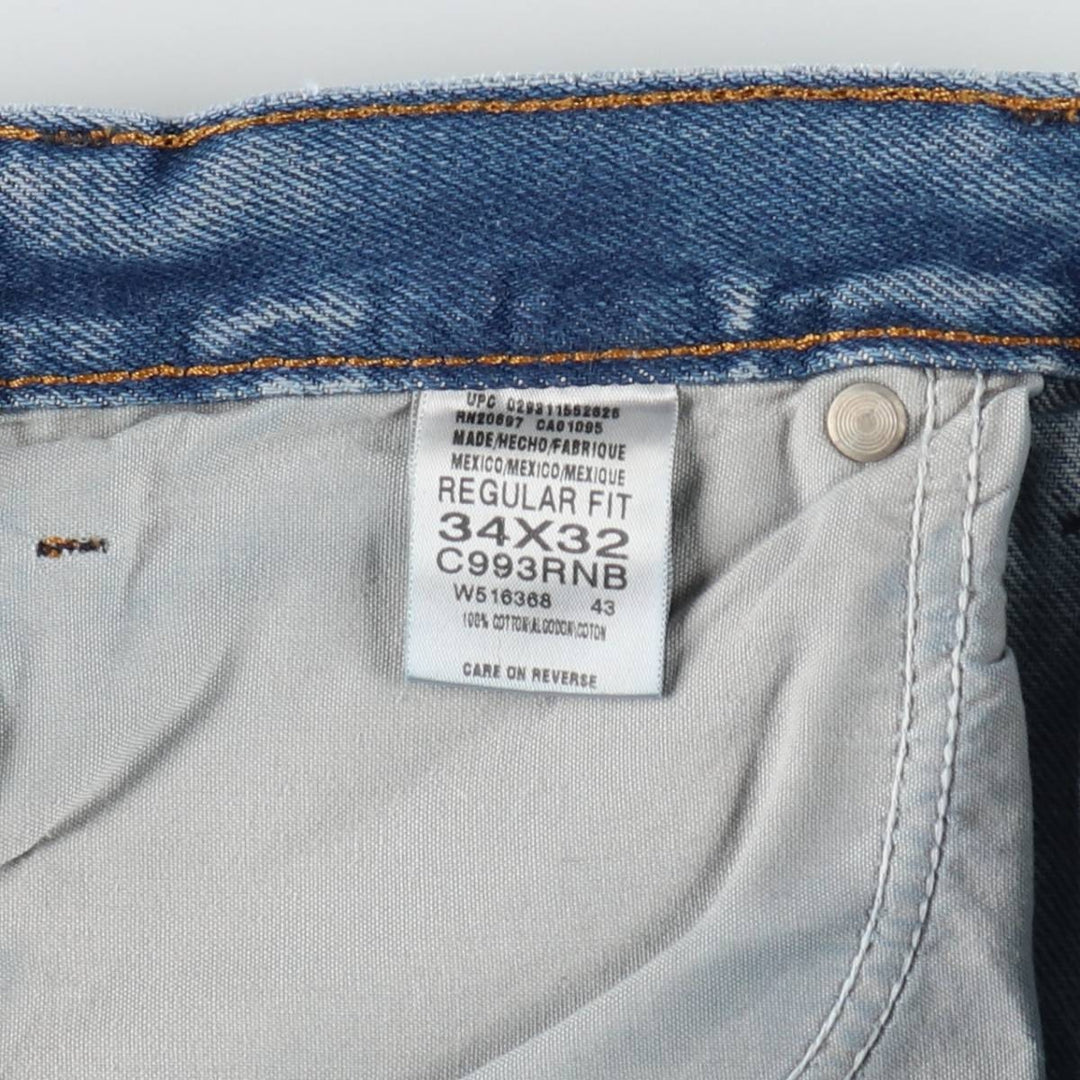 Dickies Regular Fit Straight Denim Pants, Men's, Size W33 cotton blue type Vintage Second Hand
