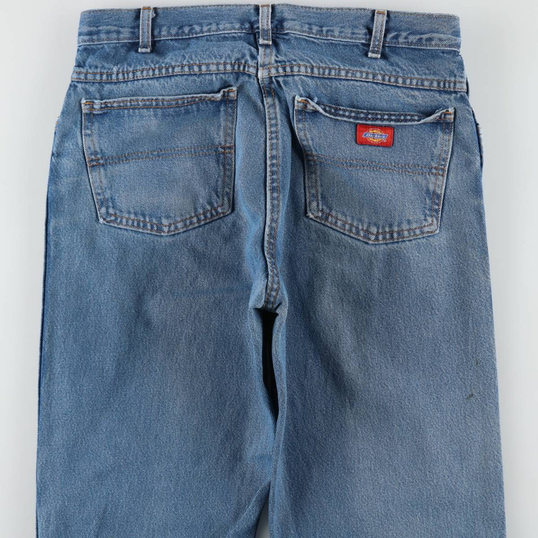 Dickies Regular Fit Straight Denim Pants, Men's, Size W33 cotton blue type Vintage Second Hand