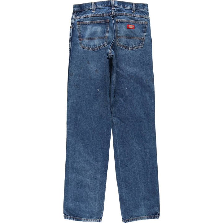 Dickies Straight Denim Pants for Men, W33 equivalent unclear blue type Vintage Second Hand