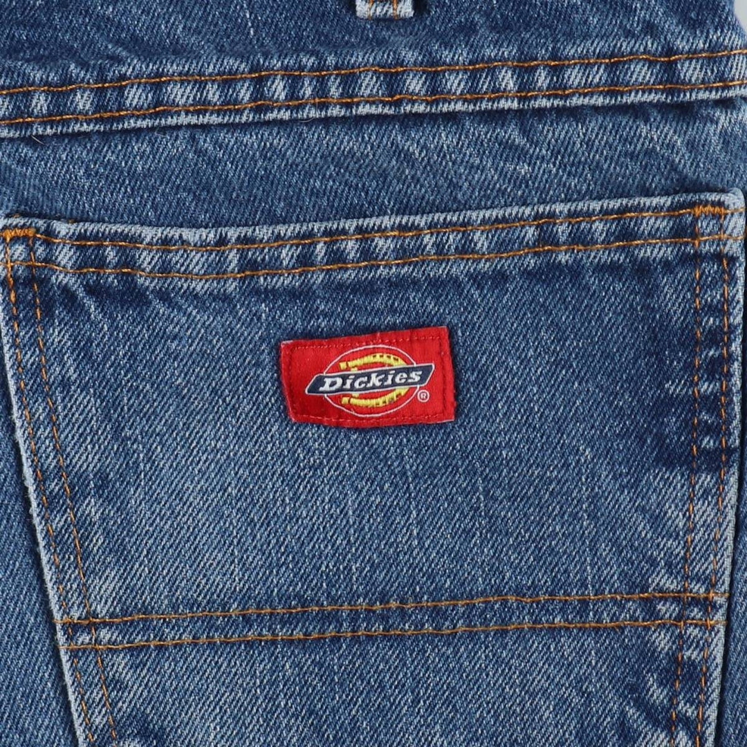 Dickies Straight Denim Pants for Men, W33 equivalent unclear blue type Vintage Second Hand