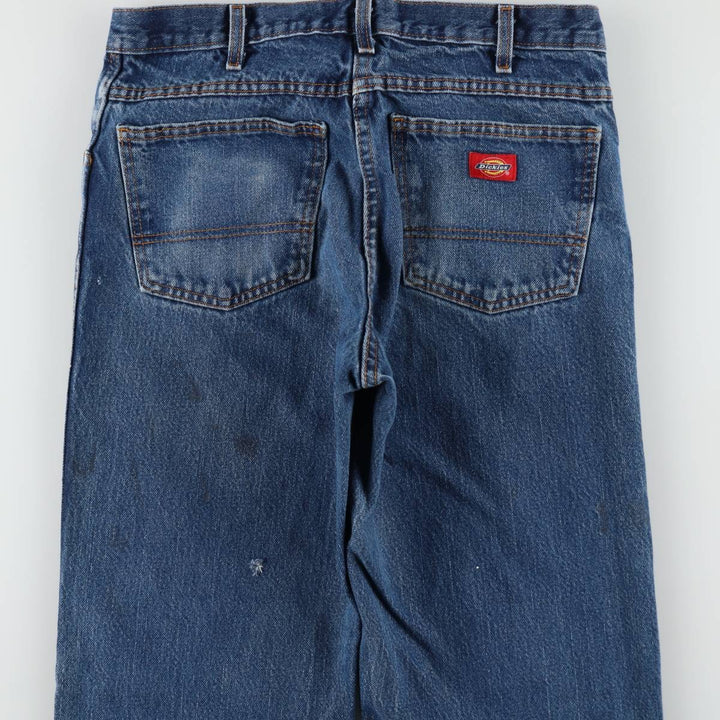 Dickies Straight Denim Pants for Men, W33 equivalent unclear blue type Vintage Second Hand