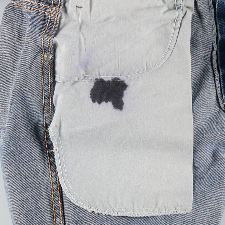Dickies Straight Denim Pants for Men, W33 equivalent unclear blue type Vintage Second Hand