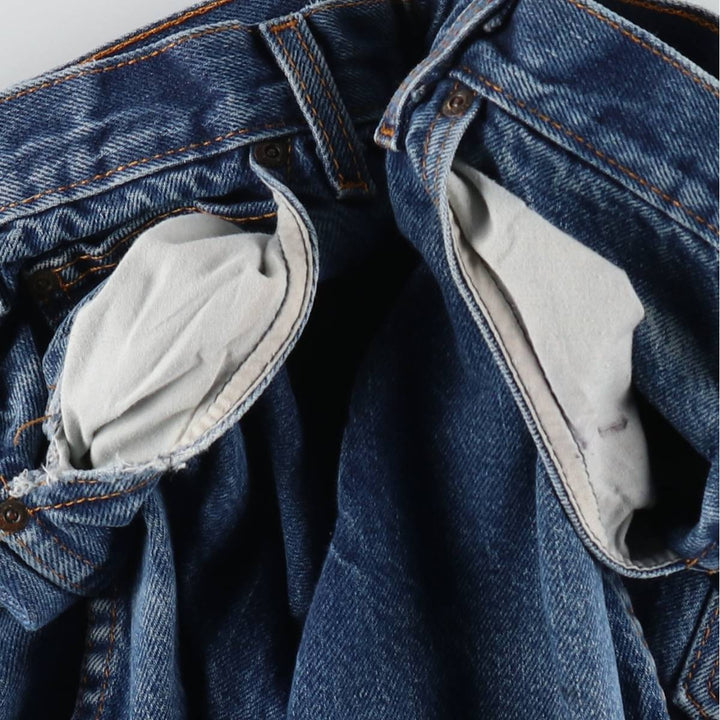 Dickies Straight Denim Pants for Men, W33 equivalent unclear blue type Vintage Second Hand