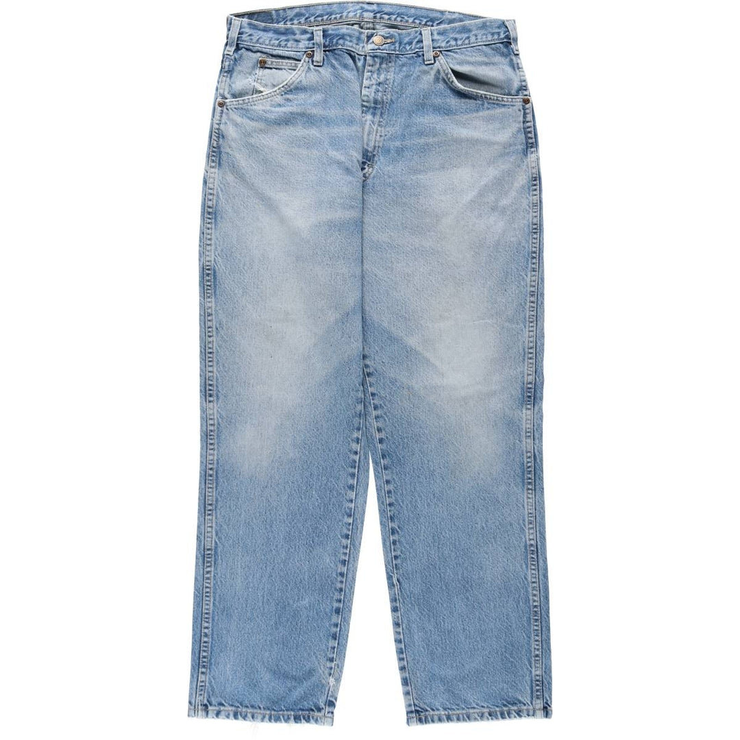 Dickies tapered denim pants for men, equivalent to W35 unclear Blue type light blue Vintage Second Hand