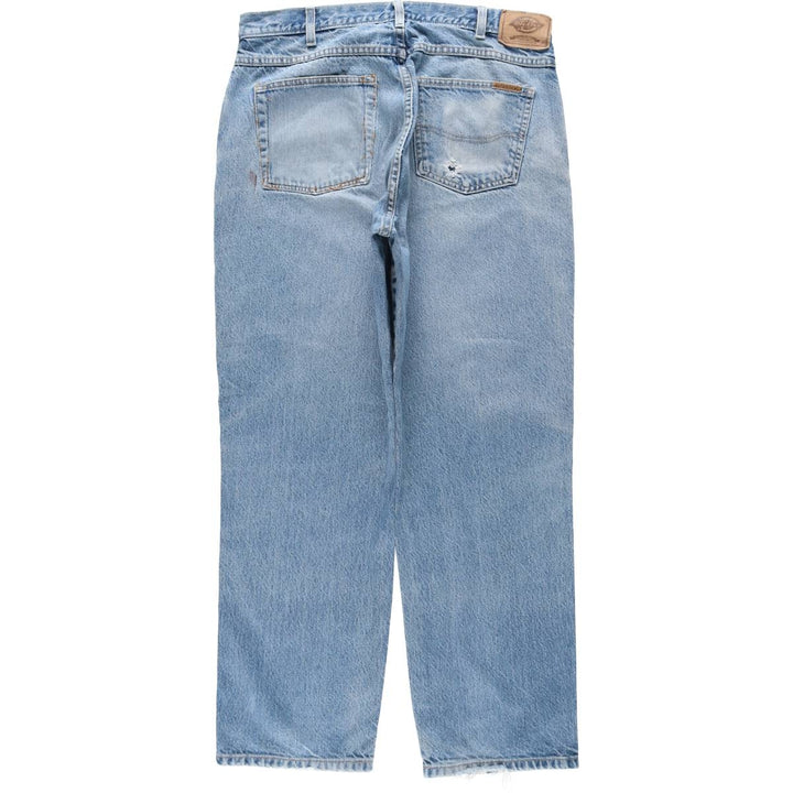 Dickies tapered denim pants for men, equivalent to W35 unclear Blue type light blue Vintage Second Hand